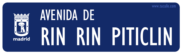 cartel_de_avenida-de-RIN RIN PITICLIN_en_madrid
